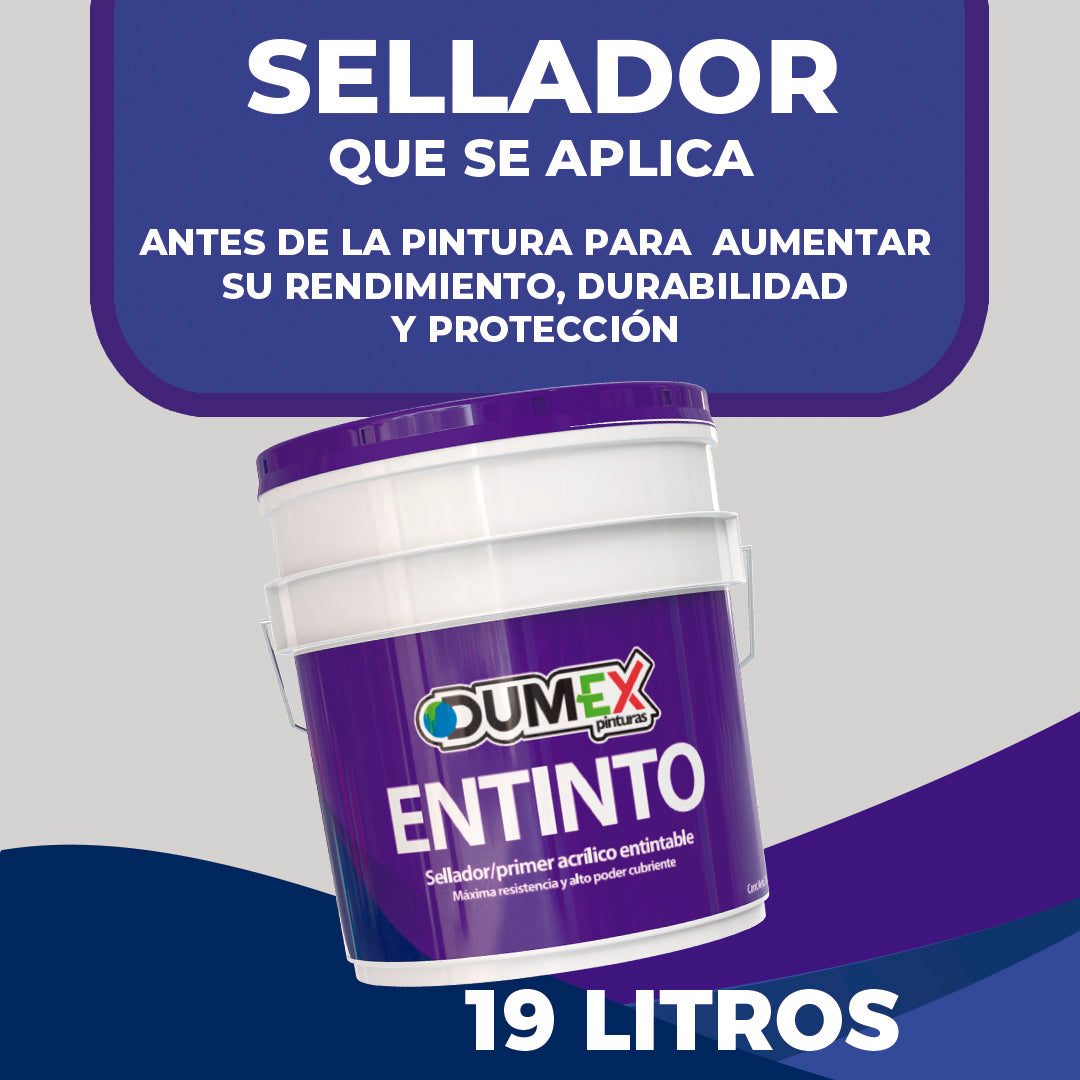 Sellador Para Pintura Dumex Entinto (19 Litros) Blanco Mate
