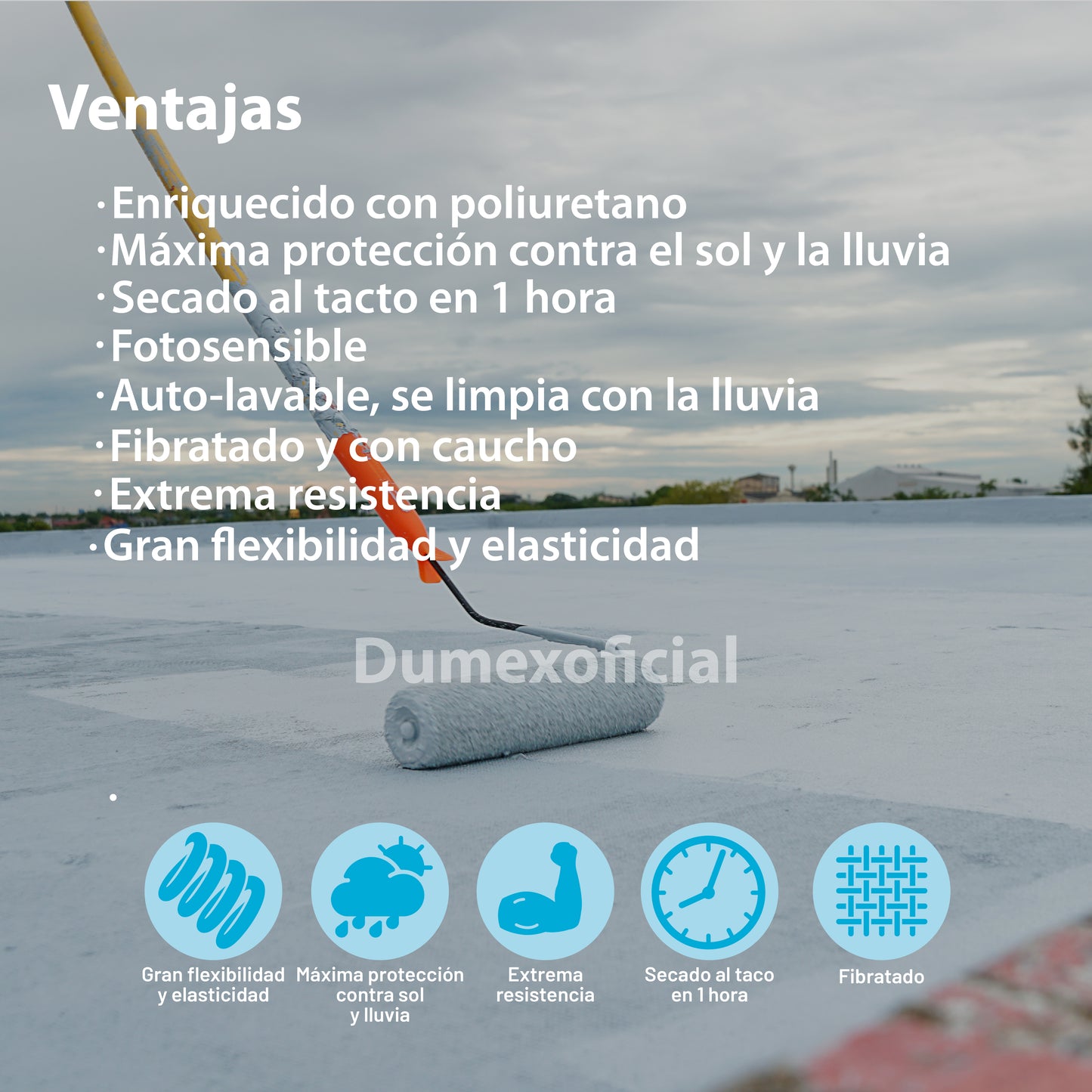 Impermeabilizante Dumex 12 Años De Máxima Protección (19l)