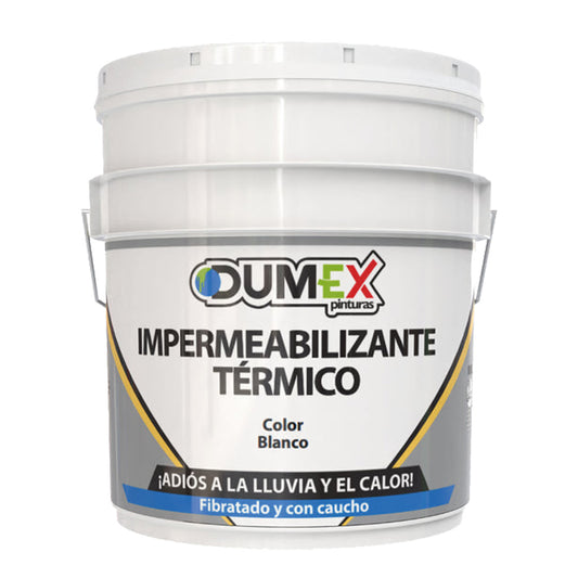 Impermeabilizante Dumex 7 Años Blanco Reduce Calor 19l