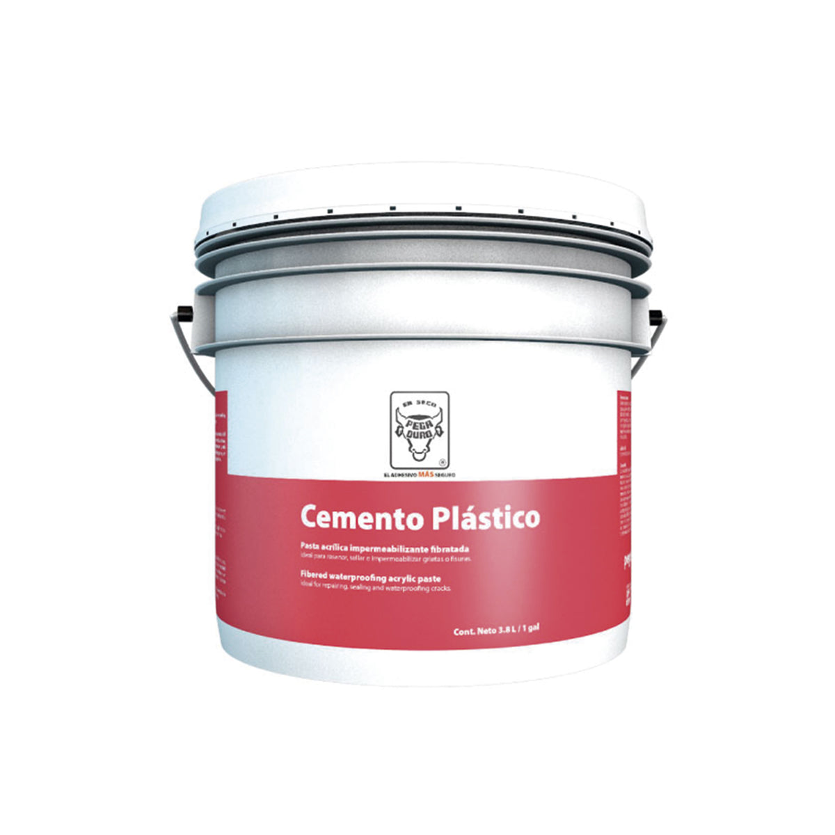 Cemento Plástico Pegaduro 4l Resanador De Grietas