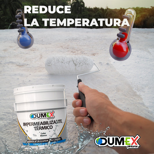 Impermeabilizante Dumex 3 Años Blanco Reduce Calor 19l