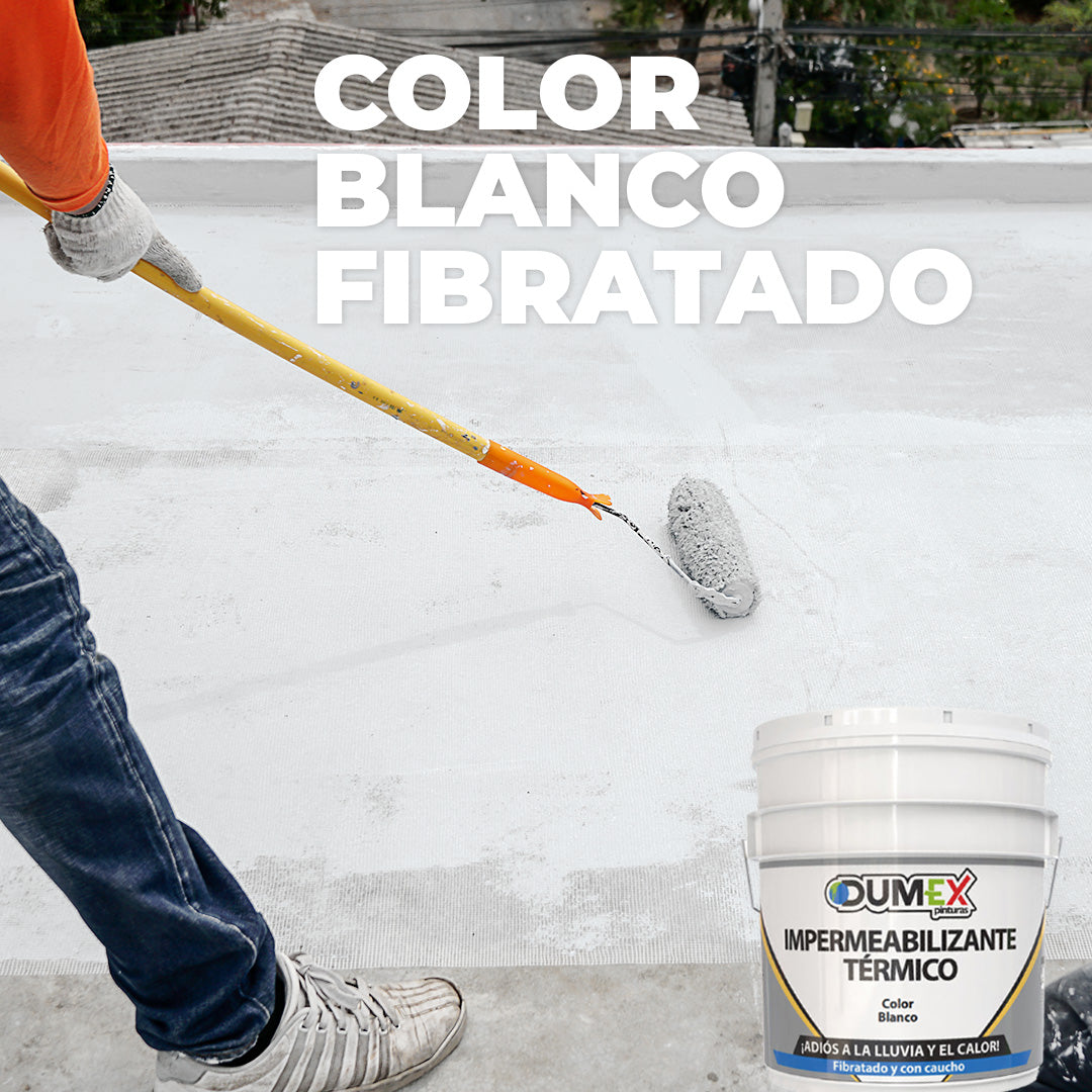Impermeabilizante Dumex 7 Años Blanco Reduce Calor 19l
