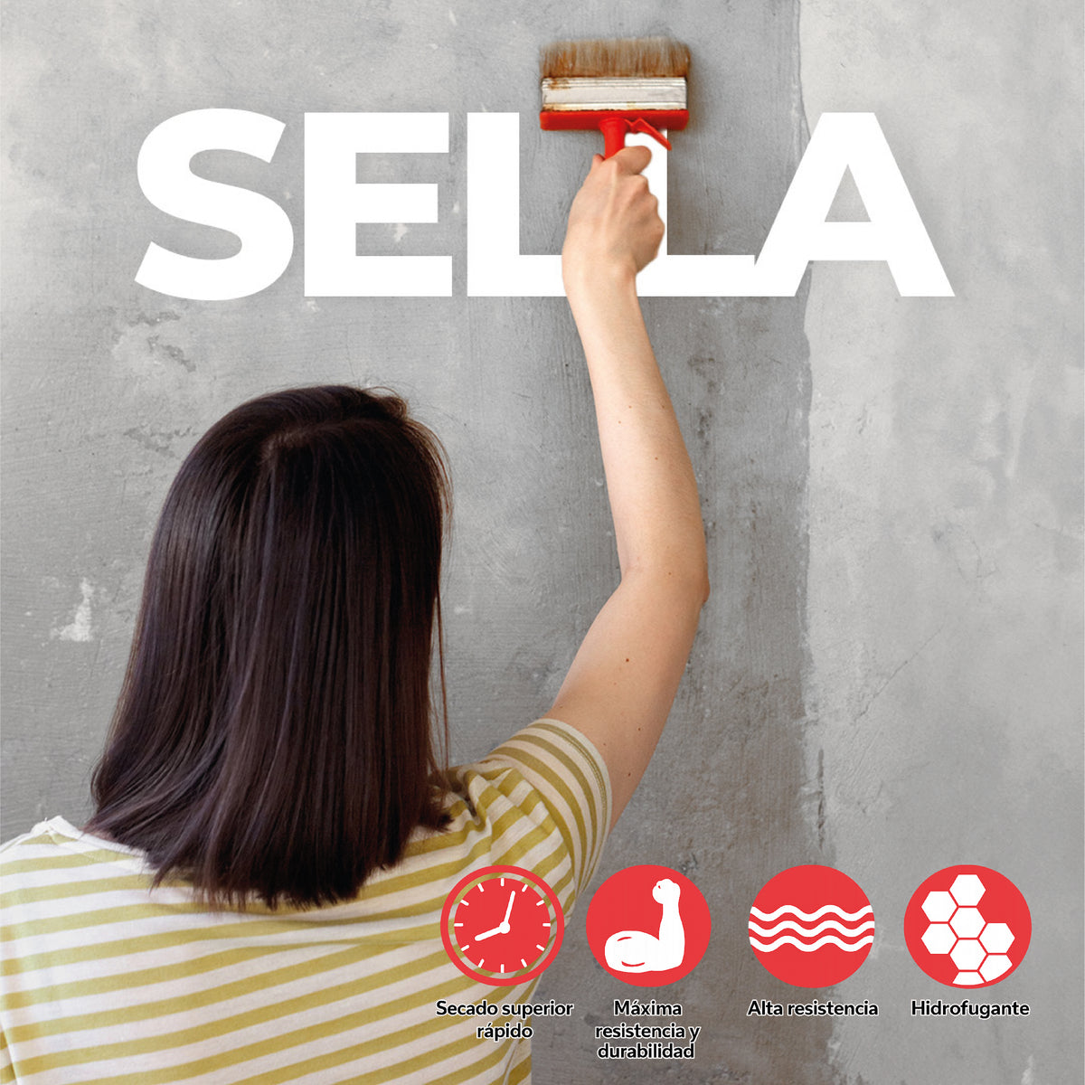 Sellador Acrílico Transparente Dumacryl Dumex Para Muros 1l