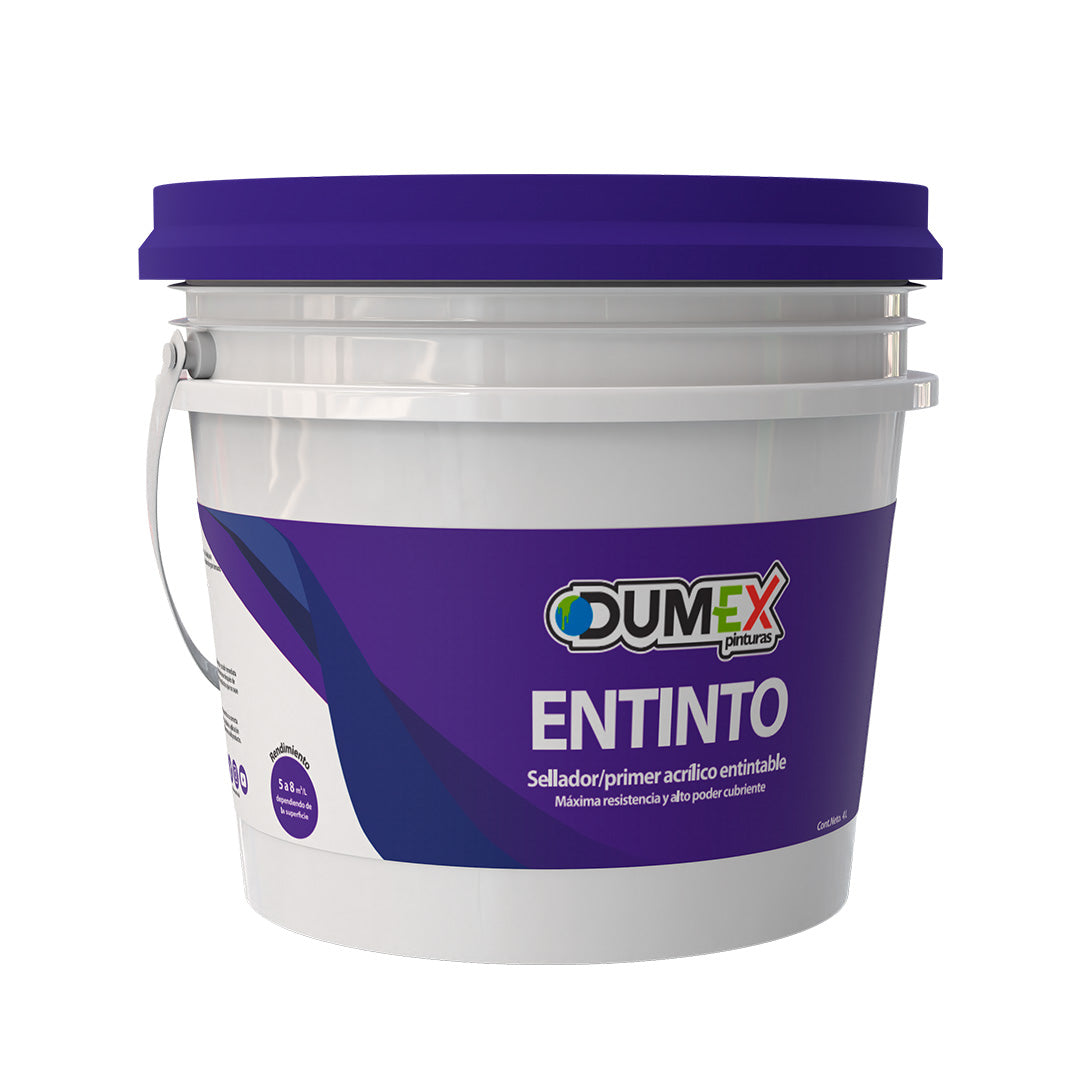 Sellador Para Pintura Dumex Entinto (4 Litros) Blanco Mate