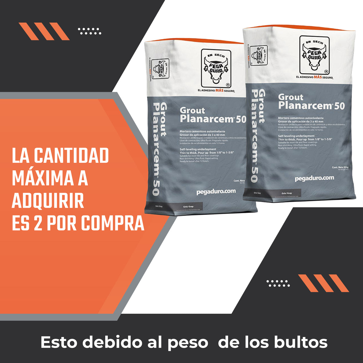 Autonivelante Grout Planarcem 50