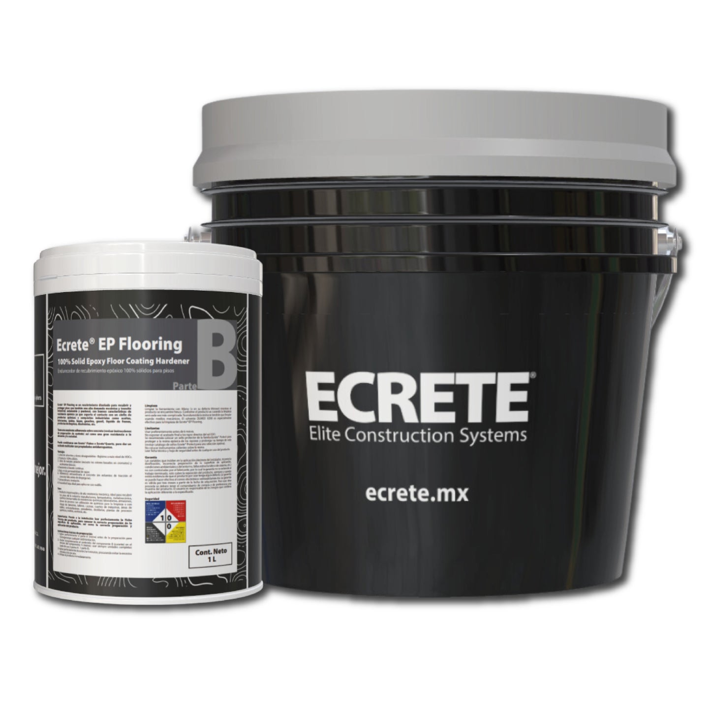 Resina Epóxica Para Pisos (Kit Ecrete Ep Flooring 4 Litros)