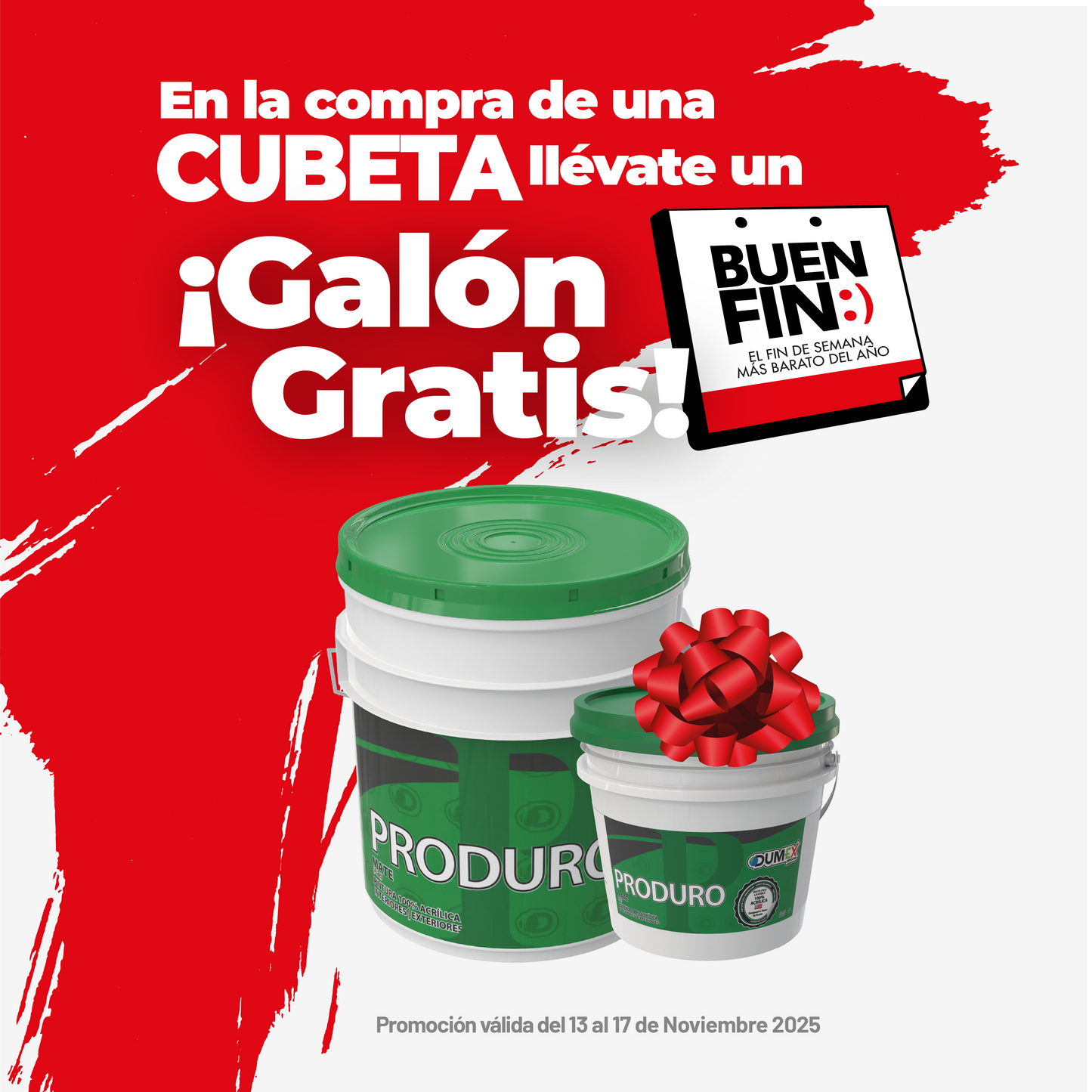 Pintura Mate 100% Acrílica Produro Dumex (19 Litros)