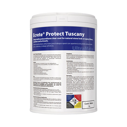 Sellador Mate Transparente Para Resina Epóxica Tuscany 1l