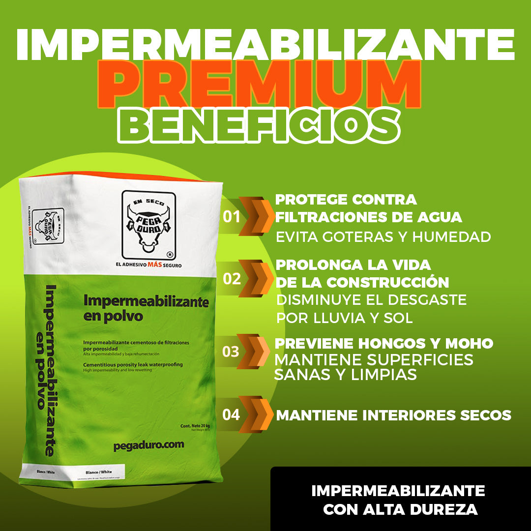 Pegaduro Impermeabilizante En Polvo